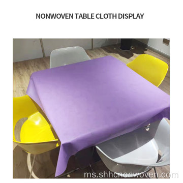 SS Spunbond Fabric Nonwoven untuk kain meja